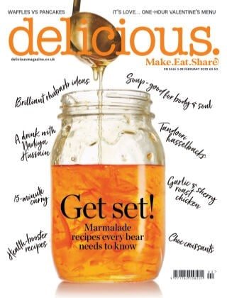 کتاب مجله انگلیسی دلیشس یوکی delicious UK - February 2022
