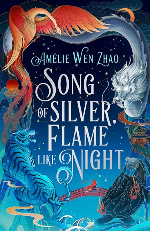 کتاب رمان انگلیسی آهنگ شعله نقره ای مثل شب Song of Silver Flame Like Night