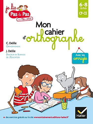 کتاب فرانسه املای من (گام به گام خواندم) Mon cahier d’orthographe (Je lis pas à pas)