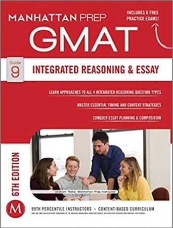 کتاب زبان جی مت اینتگریتد ریزنینگ اند ایسی GMAT Integrated Reasoning and Essay Manhattan Prep