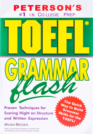 کتاب تافل گرامر فلش TOEFL Grammar Flash