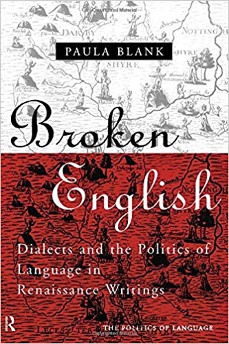 کتاب زبان بروکن انگلیش  Broken English Dialects and the Politics of Language in Renaissance Writings