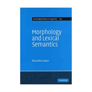 Morphology and Lexical Semantics