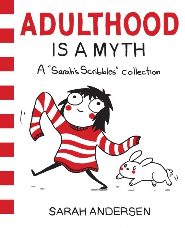 کتاب زبان داستان بزرگسالی یک افسانه است: مجموعه خط خطی های سارا Adulthood is a Myth: A Sarah’s Scribbles Collection