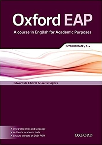 کتاب اکسفورد ایی ای پی انگلیش فور اکادمیک پرپوزز Oxford EAP English for Academic Purposes Intermediate