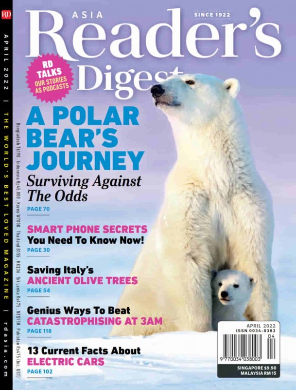 کتاب مجله انگلیسی ریدرز دایجست اسیا Reader’s Digest Asia (English Edition) - April 2022