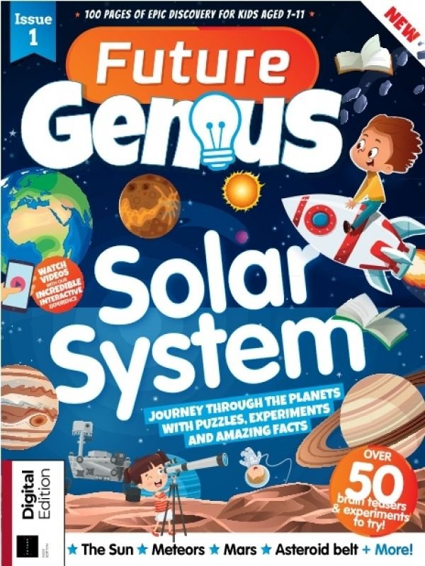 کتاب مجله انگلیسی فیوچر جینیوس  Future Genius - Solar Systems, Issue 1 Revised Ed, 7 July 2022