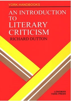 کتاب ان اینتروداکشن تو لیتراری کریتیسیسم  AN INTRODUCTION TO LITERARY CRITICISM