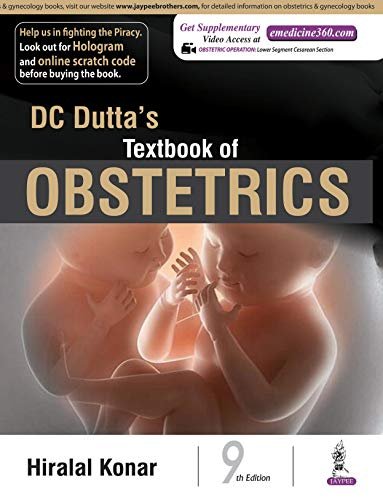 کتاب دی سی دوتاز تکست بوک آف ابستتریکس DC Dutta’s Textbook of Obstetrics 9th Edition2018