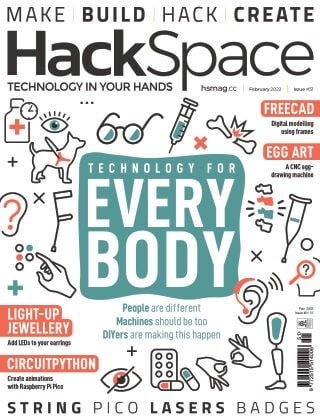 کتاب مجله انگلیسی هک اسپیس  HackSpace - Issue 51, February 2022