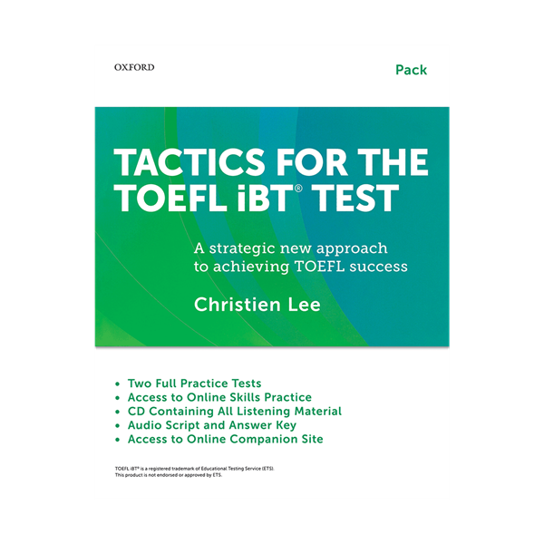 کتاب تکتیکس فور د تافل آی بی تی تست Tactics For the TOEFL iBT Test+Booklet