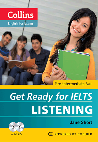 کتاب کالینز گت ردی فور آیلتس لسینینگ پری اینترمدیت Collins Get Ready for IELTS Listening Pre Intermediate