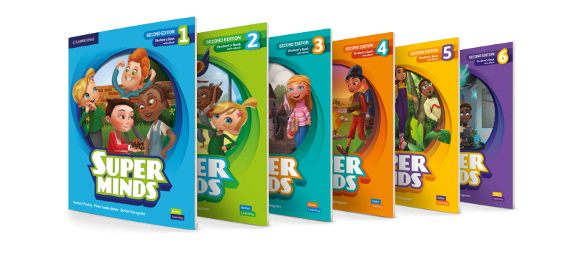 مجموعه 6 جلدی سوپر مایندز ویرایش دوم Super Minds 2nd edition