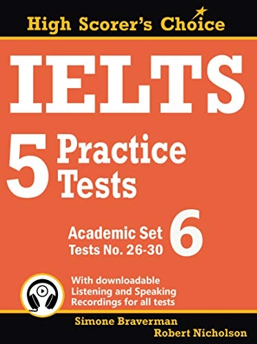 کتاب زبان  آیلتس ۵ پرکتیس تستس آکادمیک IELTS 5 Practice Tests, Academic Set 6: Tests No. 26-30