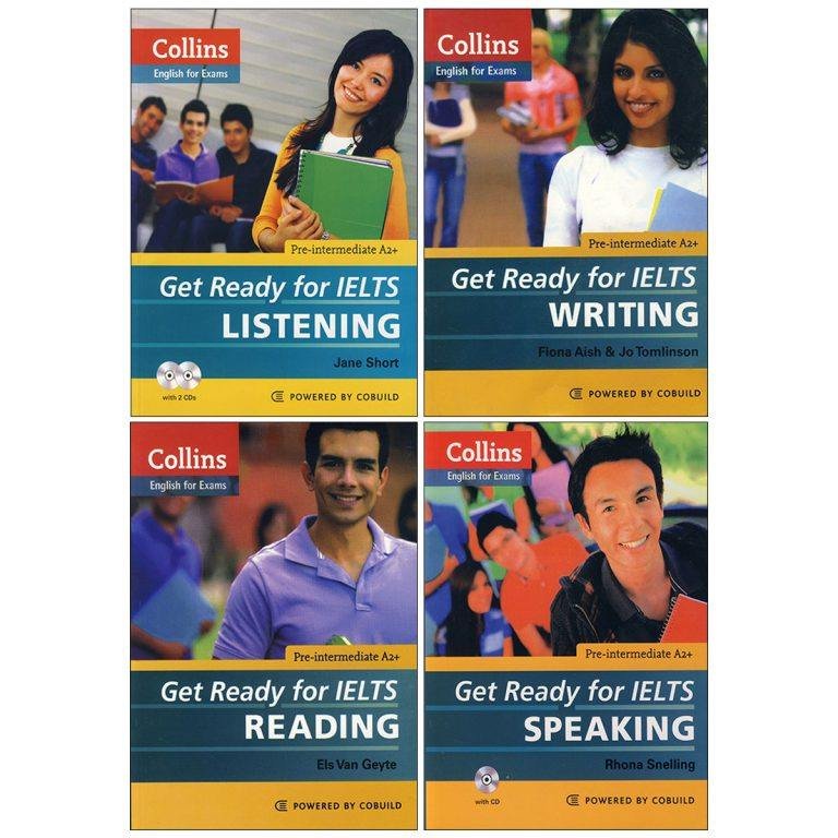 مجموعه 4 جلدی کتاب کالینز گت ردی فور آیلتس Collins Get Ready for IELTS