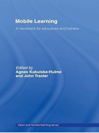 کتاب موبایل لرنینگ Mobile Learning A Handbook for Educators and Trainers