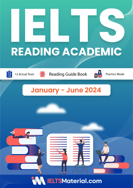 کتاب آیلتس ریدینگ ژانویه تا جون IELTS Reading Academic Actual Tests (January-June 2024)