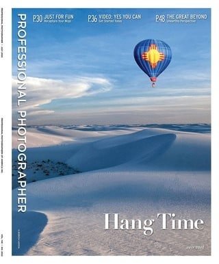 کتاب مجله انگلیسی پروفشنال فوتوگرافر Professional Photographer - Vol. 149 No. 2522, July 2022