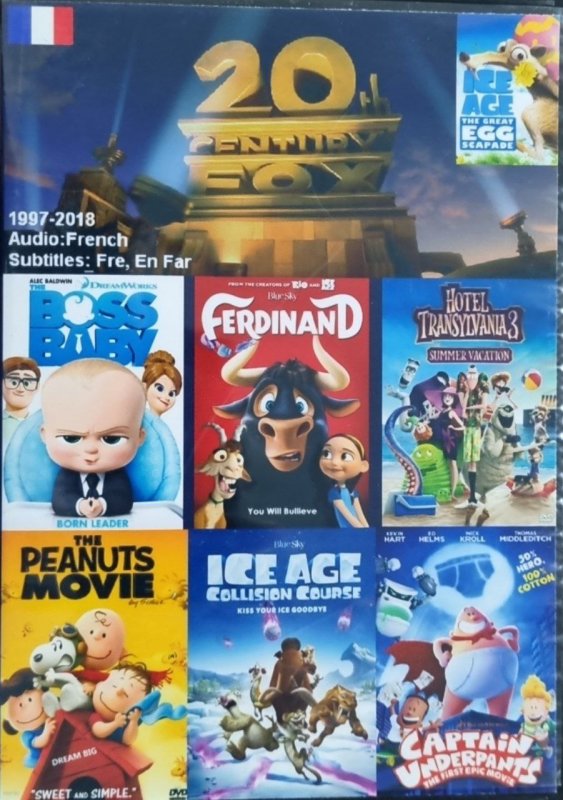 پک کارتون زبان فرانسه قرن بیستم 20th Century FOX