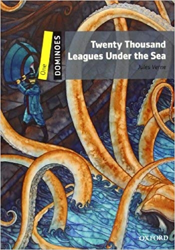 کتاب داستان زبان انگلیسی دومینو 20 هزار فرسنگ زیر دریا New Dominoes 1 Twenty Thousand Leagues Under the Sea