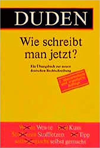 کتاب آلمانی دودن ویه شقایبت Duden Wie Schreibt Man Jetzt