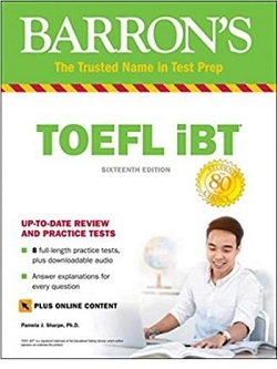 کتاب بارونز تافل آی بی تی ویرایش شانزدهم Toefl ibt Barrons 16th