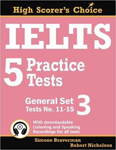 کتاب زبان  آیلتس ۵ پرکتیس تستس جنرال IELTS 5 Practice Tests, General Set 3: Tests No. 11-15