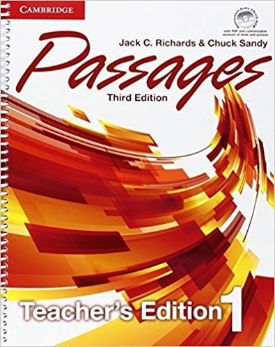 کتاب معلم پسیجز یک ویرایش سوم&nbsp;Passages 1 Teacher's Edition Third Edition