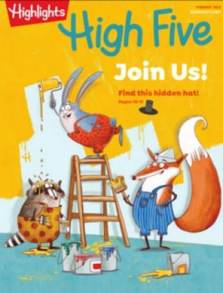 کتاب مجله انگلیسی هایلایتس های فایو  Highlights High Five - February 2022