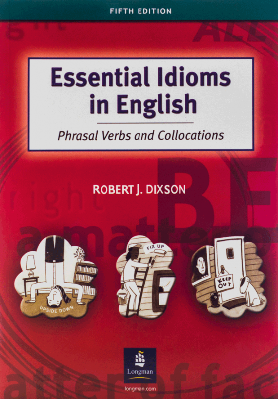 کتاب اسنشیال ایدیمز این انگلیش Essential Idioms in English Phrasal Verbs and Collocations 5th