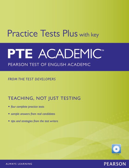 کتاب زبان پرکتیس تستس پلاس پی تی ایی اکادمیک Practice Tests Plus with key PTE Academic