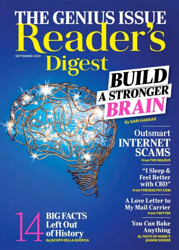 مجله ریدر دایجست Readers Digest Build a stronger brain September 2020