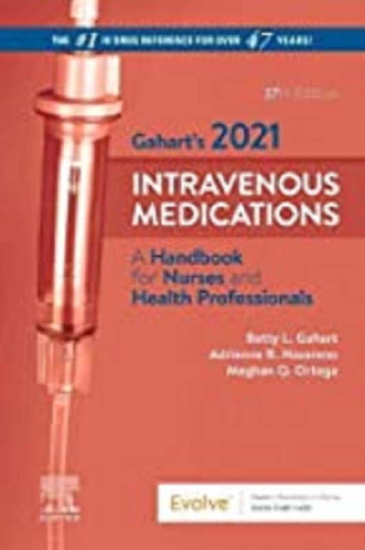 کتاب گهارت اینتراوینوس مدیکیشنز Gaharts 2021 Intravenous Medications 37th Edition2020