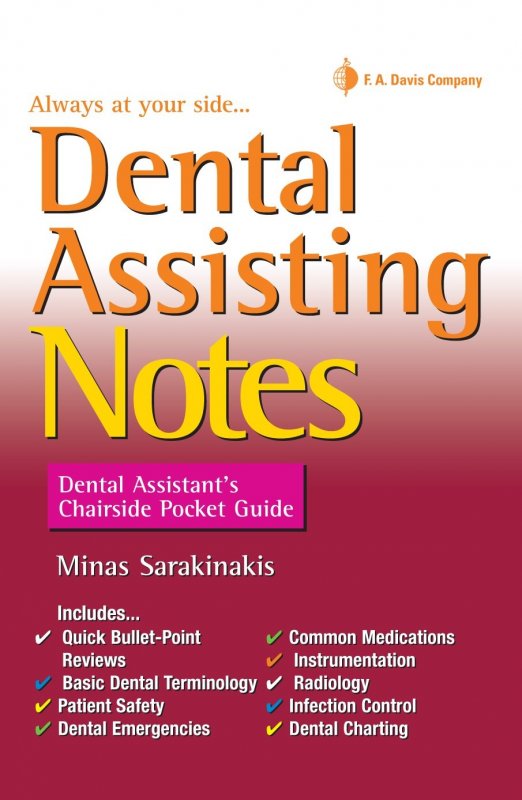 کتاب دنتال آسیستینگ نوتز Dental Assisting Notes: Dental Assistant’s Chairside Pocket Guide2014