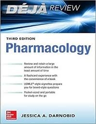 کتاب فارماکولوژی Deja Review Pharmacology Third Edition 2019