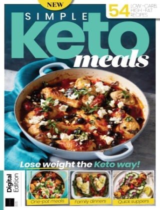 کتاب مجله انگلیسی سیمپل کتو میلز  Simple Keto Meals - 2nd Edition, 2022