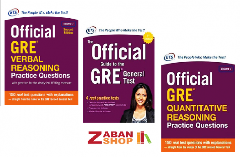 مجموعه 3 جلدی کتاب های آفیشیال جی آر ایی سوپر پک Official GRE Super Power Pack