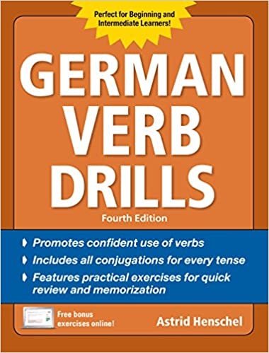 کتاب آلمانی جرمن ورب دریلز  German Verb Drills Fourth Edition