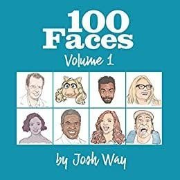 کتاب مجله انگلیسی فیسز  100 Faces Volume 1 by Josh Way