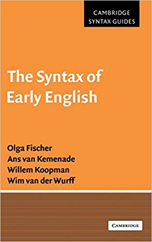 کتاب زبان د سینتکس آف ارلی انگلیش The Syntax of Early English Cambridge Syntax Guides