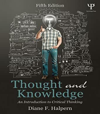 کتاب تات اند نولج  Thought and Knowledge, 5th Edition2013