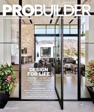 کتاب مجله انگلیسی پروفشنال بیلدر Professional Builder - February 2022