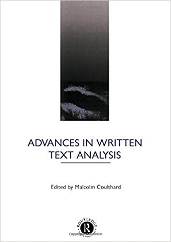 کتاب انگلیسی ادوسز این ریتن تکست انالایزیز Advances in Written Text Analysis
