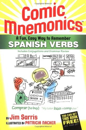 کتاب اسپانیایی کامیک منامیکس فور اسپنیش وربز Comic Mnemonics for Spanish Verbs