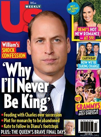 کتاب مجله انگلیسی آس ویکلی  Us Weekly - April 18, 2022