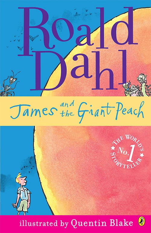 کتاب داستان انگلیسی رولد دال جمیز و هلو بزرگ  Roald Dahl : James and the Giant Peach