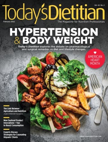 کتاب مجله انگلیسی تودیز دایتیشن Today's Dietitian - Vol. 24 No. 2, February 2022