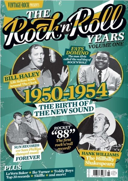 کتاب مجله انگلیسی وینتیج راک  Vintage Rock Presents - The Rock'n'Roll Years 1950-1954 - 2021