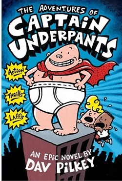 کتاب داستان انگلیسی کاپیتان زیرشلواری THE ADVENTURES OF CAPTAIN UNDERPANTS