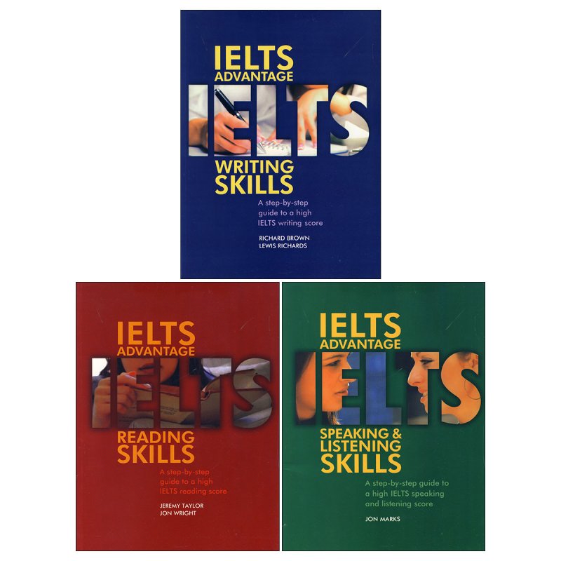 مجموعه 3 جلدی کتاب های  آیلتس ادونتیج Ielts Advantage